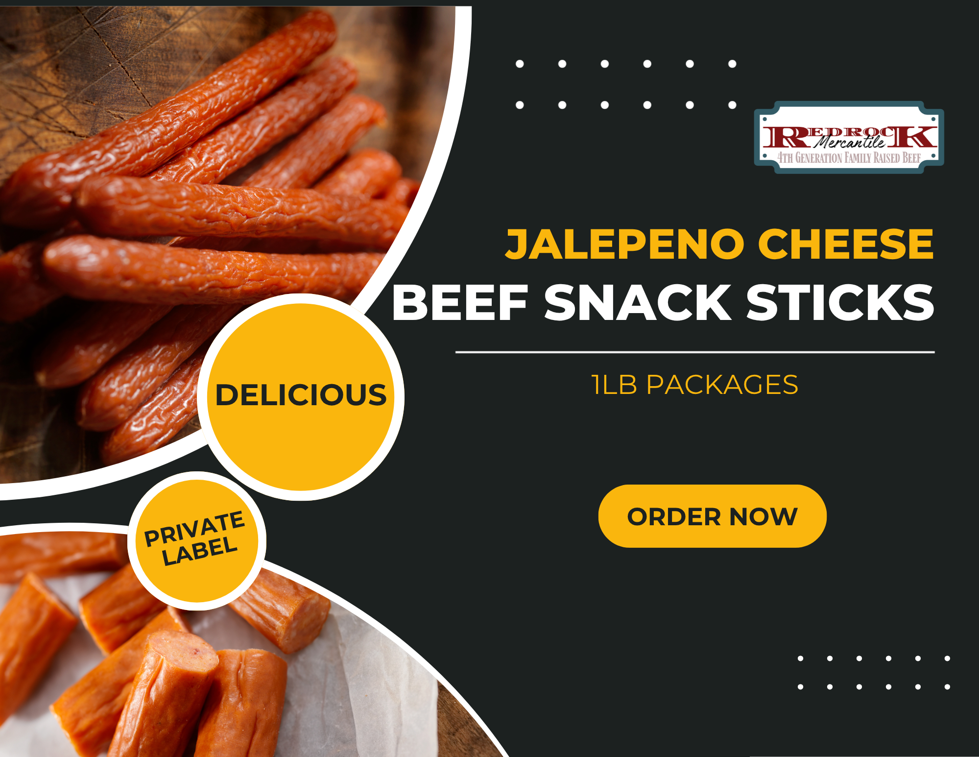 Jalapeño Cheese Beef Sticks